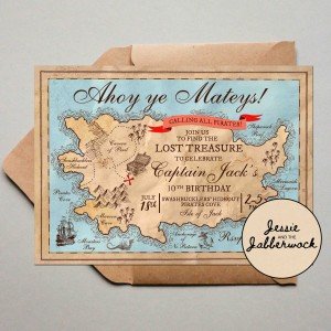 Treasure Map Invite