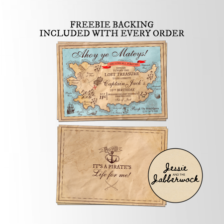 Treasure Map Invite Treasure Map Invite