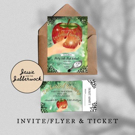 Enchanted Evening, Fairy Tale, Snow White Ticket with stub Enchanted Evening, Fairy Tale, Snow White Ticket with stub