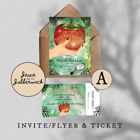 Enchanted Evening, Fairy Tale, Snow White Invite Enchanted Evening, Fairy Tale, Snow White Invite
