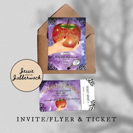 Enchanted Evening, Fairy Tale, Snow White Ticket with stub Enchanted Evening, Fairy Tale, Snow White Ticket with stub