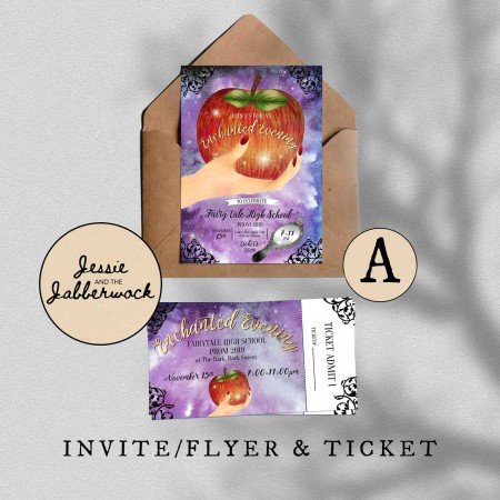 Enchanted Evening, Fairy Tale, Snow White Invite Enchanted Evening, Fairy Tale, Snow White Invite