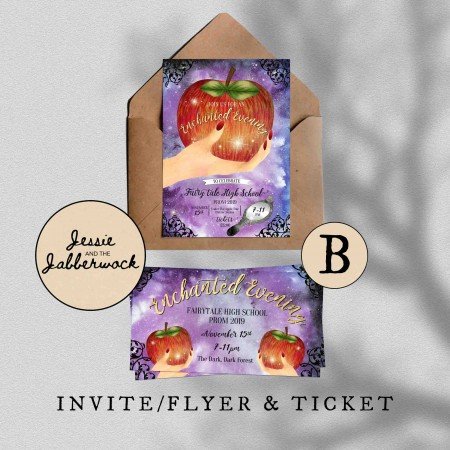 Enchanted Evening, Fairy Tale, Snow White Invite Enchanted Evening, Fairy Tale, Snow White Invite
