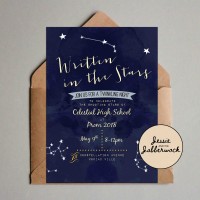 Constellation Under the Stars Invite