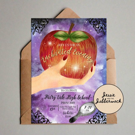 Enchanted Evening, Fairy Tale, Snow White Ticket with stub Enchanted Evening, Fairy Tale, Snow White Ticket with stub