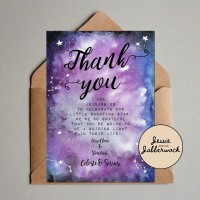 Nebula Baby Thank you Note