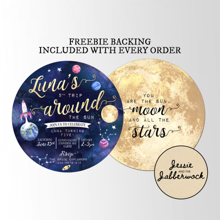 Rocket Ship, Space Galaxy Invite Rocket Ship, Space Galaxy Invite