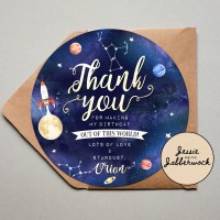 Galaxy Space Thank you Note