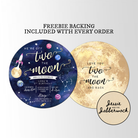TWO the Moon Invite TWO the Moon Invite