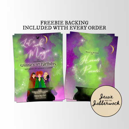 Hocus Pocus Witches Invite Hocus Pocus Witches Invite