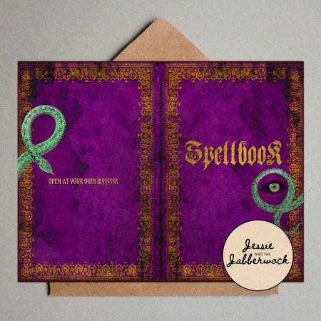 Purple Hocus Pocus Spellbook Invite Purple Hocus Pocus Spellbook Invite