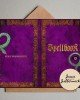 Purple Hocus Pocus Spellbook Invite Purple Hocus Pocus Spellbook Invite