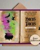 Purple Hocus Pocus Spellbook Invite Purple Hocus Pocus Spellbook Invite