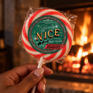 Officially Nice Swirl Lollipop