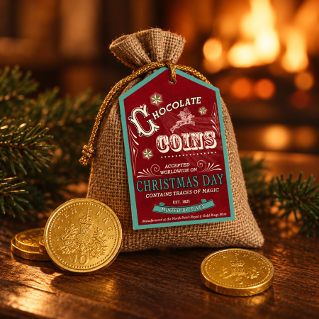 Chocolate Coin Bag Chocolate Coin Bag