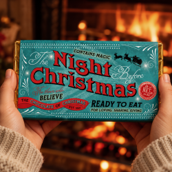 Night Before Christmas Chocolate Bar