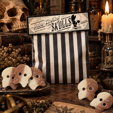 Spine Tingling Skulls Sweet Bag Spine Tingling Skulls Sweet Bag
