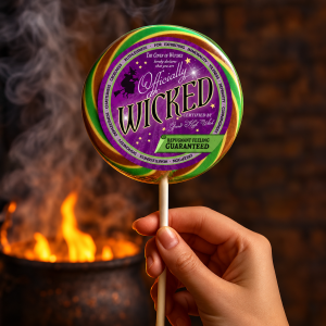 Officially Wicked Swirl Lollipop
