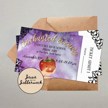 Enchanted Evening, Fairy Tale, Snow White Ticket with stub Enchanted Evening, Fairy Tale, Snow White Ticket with stub