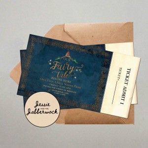Fairy Tale Event Ticket with stub