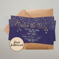 Navy and Gold Stars Event Ticket