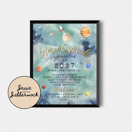 Space, Rocket, Planets Time Capsule Space, Rocket, Planets Time Capsule