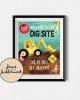 Digger Construction Invite Digger Construction Invite