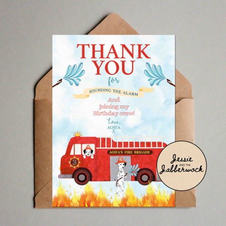 Fire Engine Invite Fire Engine Invite