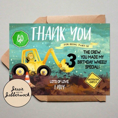 Digger Thank you Note Digger Thank you Note
