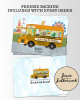 Fairground Yellow School Bus Invite Fairground Yellow School Bus Invite