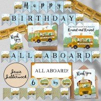 Yellow School Bus Set
