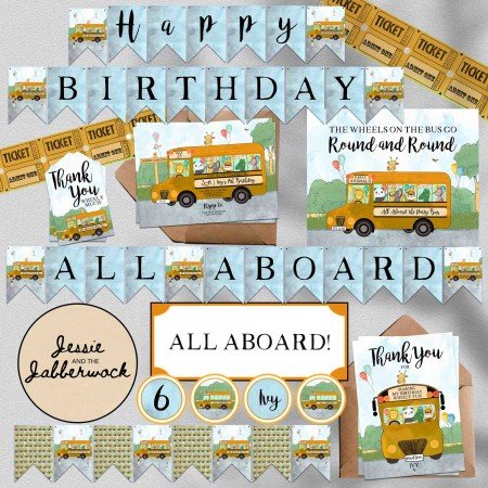 Yellow School Bus Invite Yellow School Bus Invite