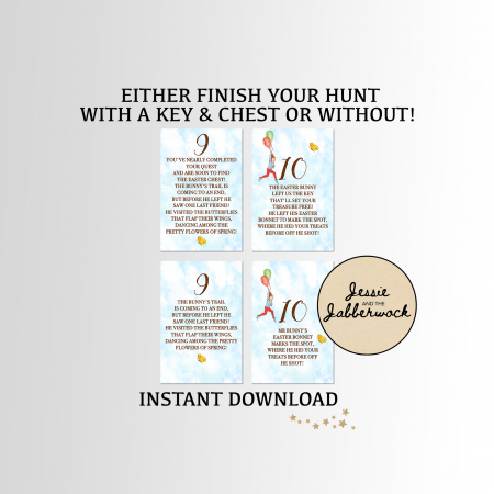 Easter Treasure Hunt Printable Easter Treasure Hunt Printable