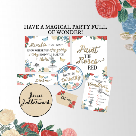 Wonderland Treasure Hunt Printable Wonderland Treasure Hunt Printable