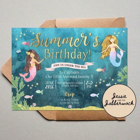 Mermaids Invite Mermaids Invite
