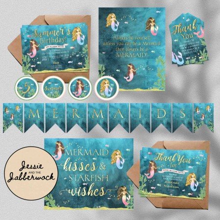 Mermaids Invite Mermaids Invite