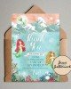 Circular Dive in TWO the Sea Mermaid Invite Circular Dive in TWO the Sea Mermaid Invite