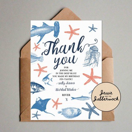 Under the Sea Fish Invite Under the Sea Fish Invite