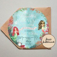 Little Mermaid Invite