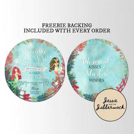Little Mermaid Invite Little Mermaid Invite