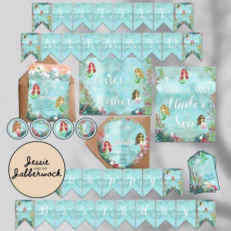 Little Mermaid Invite Little Mermaid Invite