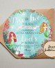 Circular Dive in TWO the Sea Mermaid Invite Circular Dive in TWO the Sea Mermaid Invite