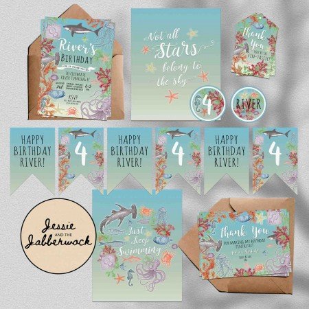 Under the Sea Invite Under the Sea Invite
