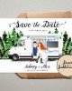 Custom Couple and Camper Van / Vehicle Illustration Invitation Custom Couple and Camper Van / Vehicle Illustration Invitation