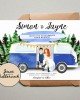 Custom Couple and Camper Van / Vehicle Illustration Invitation Custom Couple and Camper Van / Vehicle Illustration Invitation