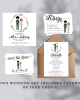 Custom Couple Illustration Save the Date Custom Couple Illustration Save the Date
