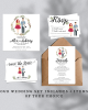 Custom Couple and Pet Illustration Invitation Custom Couple and Pet Illustration Invitation