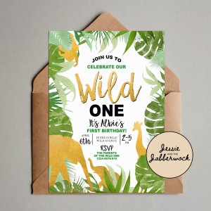 Wild One Invite