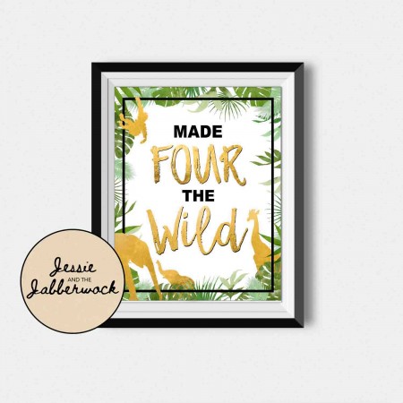 Made FOUR the Wild Ticket Invite Made FOUR the Wild Ticket Invite