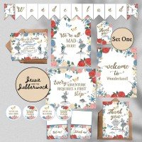 Alice in Wonderland Baby Set